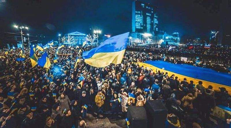 Сегодня ровно пять лет с нашего первого митинга в Донецке (фото, видео)
