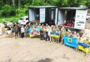 Порошенко знову на Східному фронті (фото, відео)